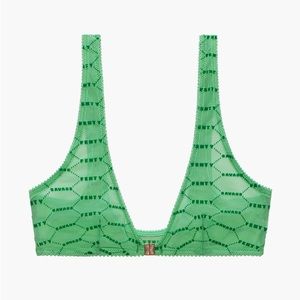 Savage X Fenty Flocked Logo Bralette